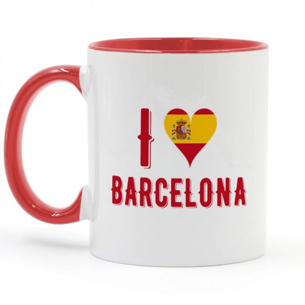 Barcelona Love Coffee Mug Ceramic Cup Gifts 11oz