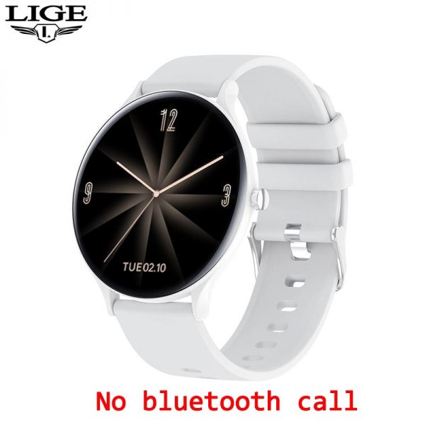 LIGE Men Smart Watch Men Bluetooth Call Waterproof Sports Fitness Watch Health Tracker Weather smartwatch Women For Android Ios