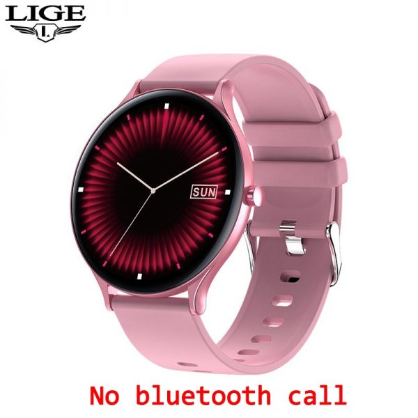 LIGE Men Smart Watch Men Bluetooth Call Waterproof Sports Fitness Watch Health Tracker Weather smartwatch Women For Android Ios