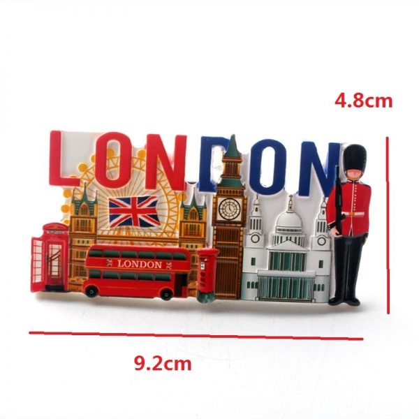 3D Fridge Magnets for UK london Travel Souvenir Refrigerator Magnetic Sticker Craft Home Decor