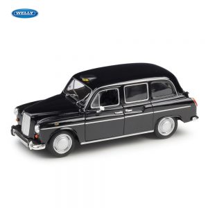 WELLY 1:24 London taxi simulation alloy car model crafts decoration collection toy tools gift