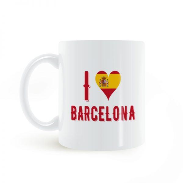 Barcelona Love Coffee Mug Ceramic Cup Gifts 11oz