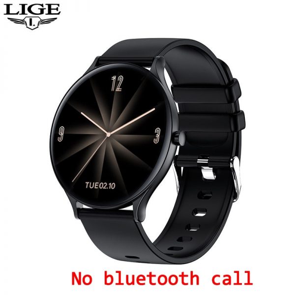 LIGE Men Smart Watch Men Bluetooth Call Waterproof Sports Fitness Watch Health Tracker Weather smartwatch Women For Android Ios