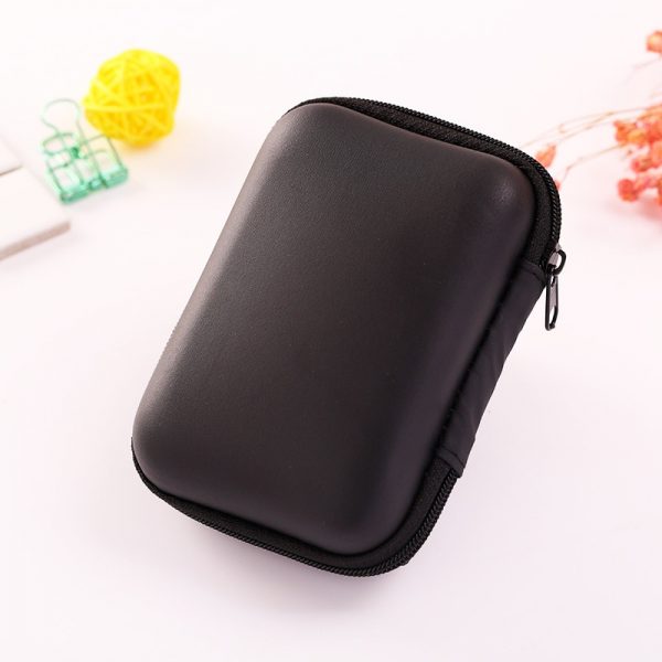 Fashion Mini Zipper Earphone Headphone SD Card Bag Candy Colors Storage Box Key Wallet Travel Accessories Packing Organizers