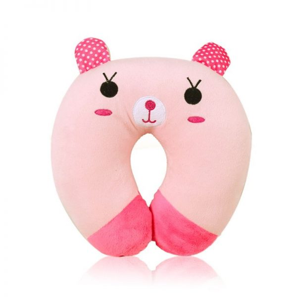 9 Colors Soft U-Shaped Plush Sleep Neck Protection Pillow Office Cushion Cute Lovely Travel Pillows For Children/Adults