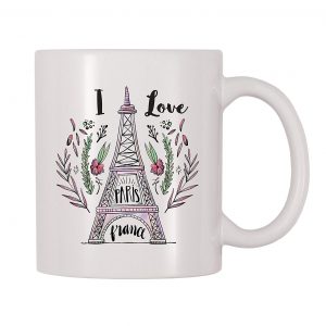 I Love Paris France Coffee Mug (11 oz)