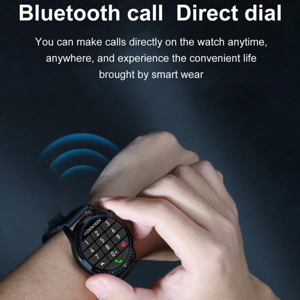 LIGE Full Touch Screen Men Smartwatch Heart Rate Blood Oxygen Monitor Bluetooth Call Message Reminder Sports Smart Watch Women