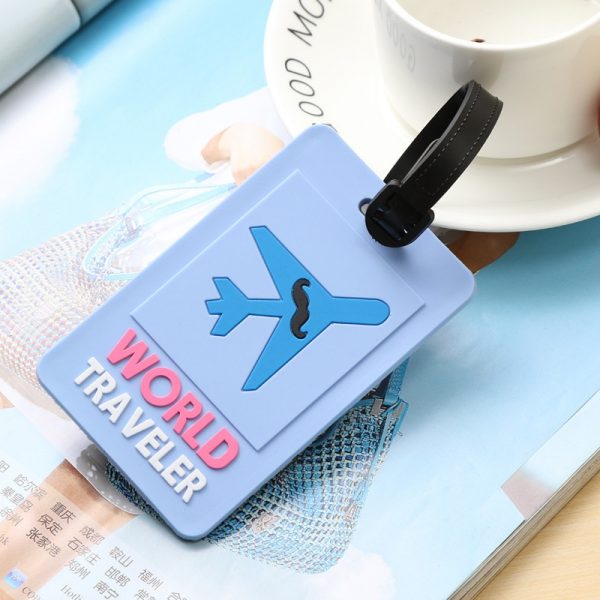 New Suitcase Luggage Portable Tags Identifier Label ID Address Holder Protection Cover Luggage Tag Travel Accessories